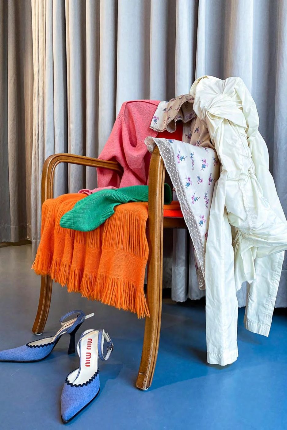 Curated vintage garments